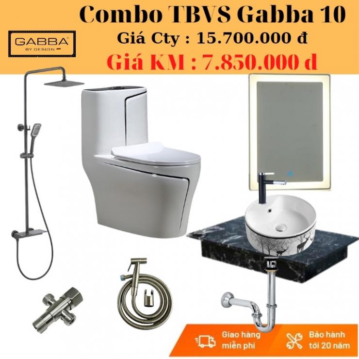 Combo thiết bị vệ sinh Gabba CGB-10