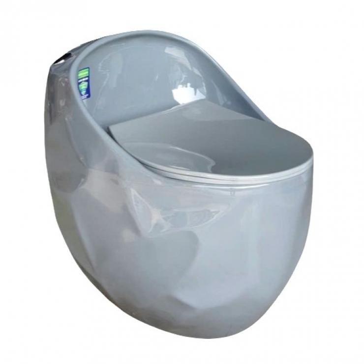 Bồn cầu một khối Gabba 9405 Gray hình trứng