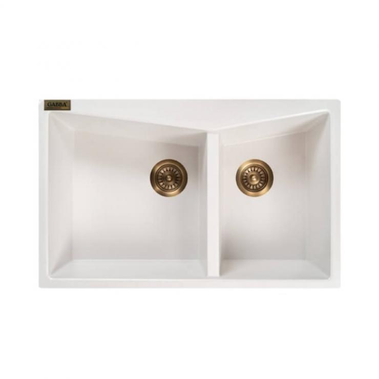Chậu rửa chén đá nhân tạo GABBA GB-8050 IW