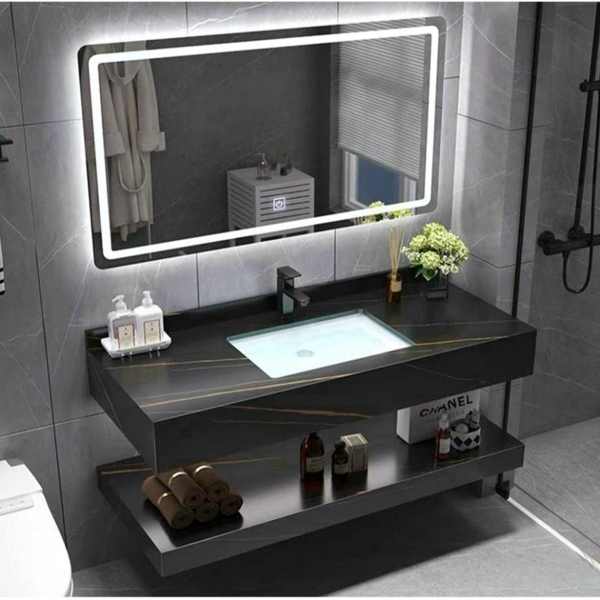 Bộ chậu lavabo bàn đá 2 tầng Gabba GB-71