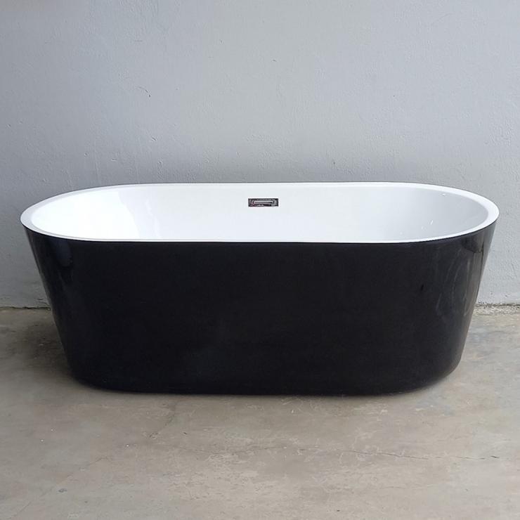 Bồn tắm oval Gabba GB-08 màu đen