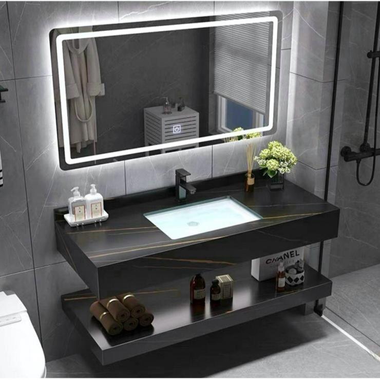 Bộ chậu lavabo bàn đá 2 tầng Gabba GB-71