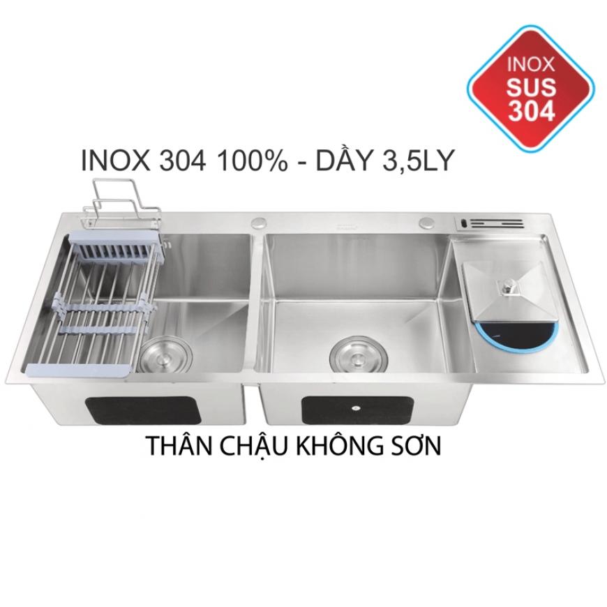 Chậu Rửa Chén Inox 304 Gabba 12050RDT