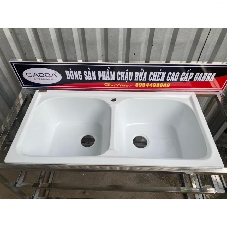 Chậu rửa chén đá nhân tạo Gabba G-9848
