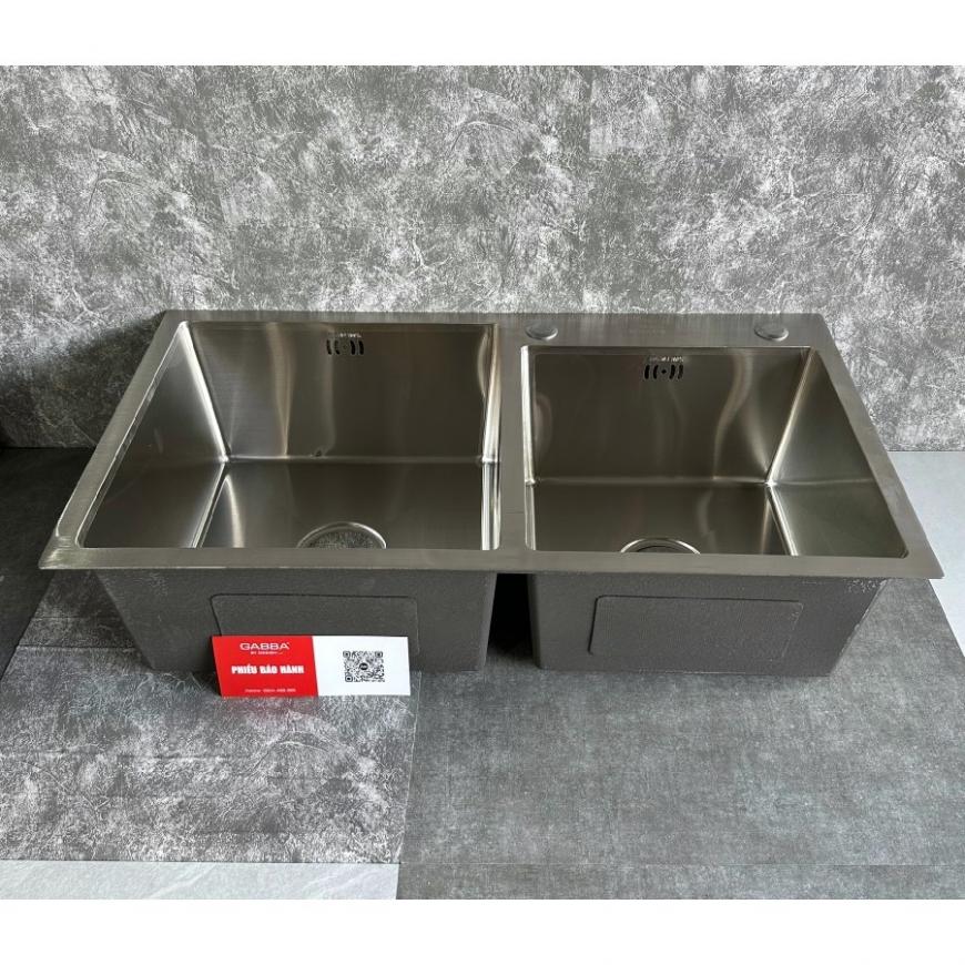 Chậu rửa chén inox 304 Gabba 8245L