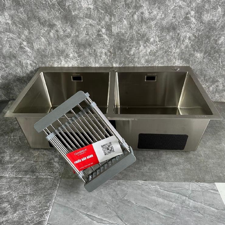 Bồn rửa chén inox 304 Gabba 9048KS